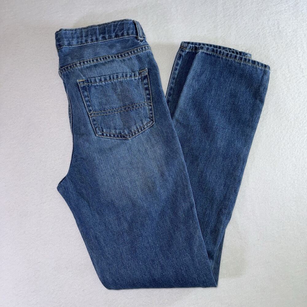 Children's Place Jeans 16 Girls Blue Denim Skinny Leg Adjustable Waist